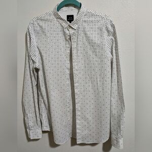 Armani Exchange Casual Shirt with Snap Down Collar